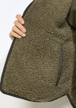 LolaLiza Omkeerbare sherpa-nylon bodywarmer- Loungewear|Mantels En Jassen