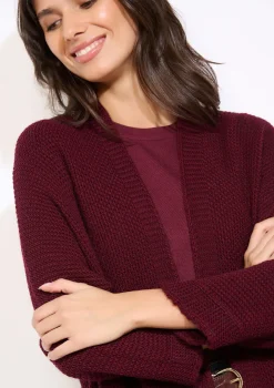 LolaLiza Openvallende gebreide vest- Truien En Cardigans