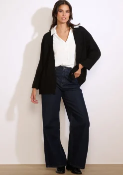 LolaLiza Openvallende gebreide vest- Truien En Cardigans