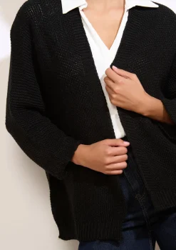 LolaLiza Openvallende gebreide vest- Truien En Cardigans