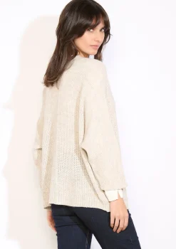 LolaLiza Openvallende gebreide vest- Truien En Cardigans