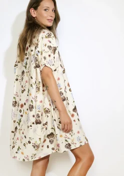 LolaLiza Overhemdjurk met bloemen- Jurken