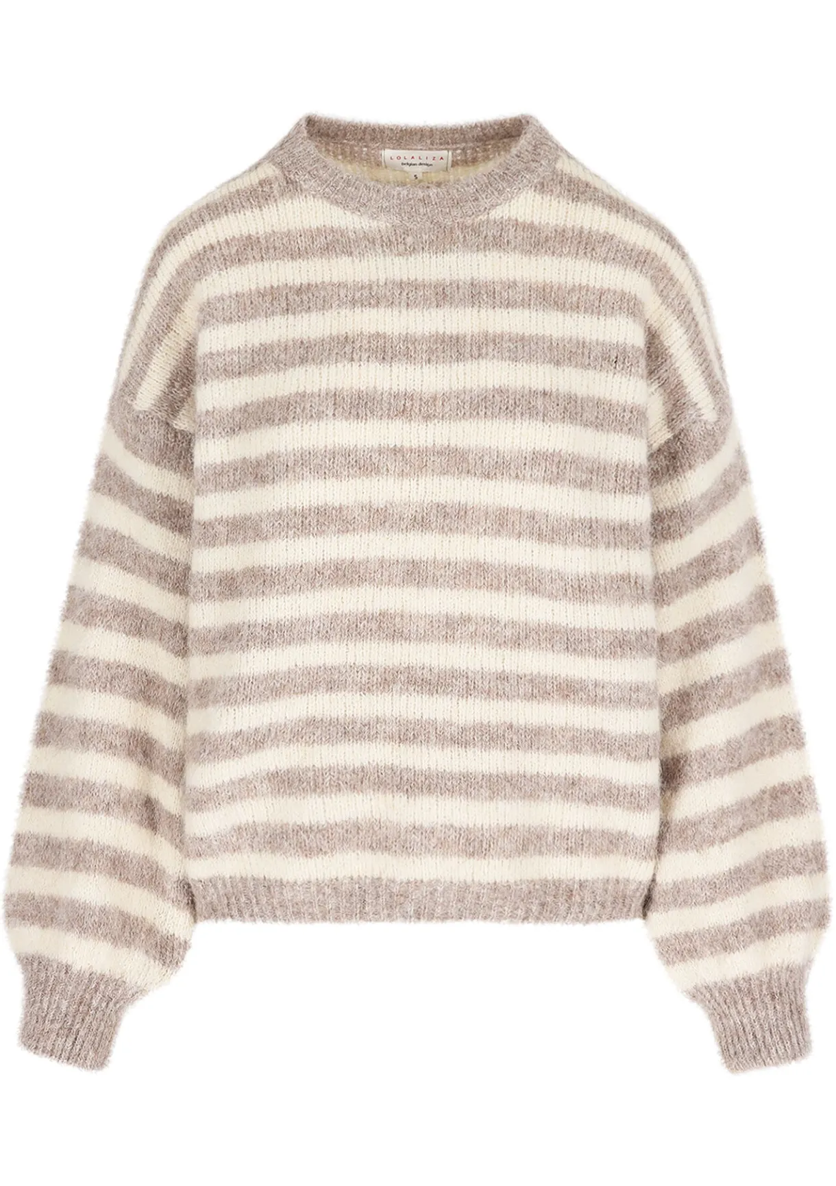 LolaLiza Oversized gestreepte trui- Truien En Cardigans