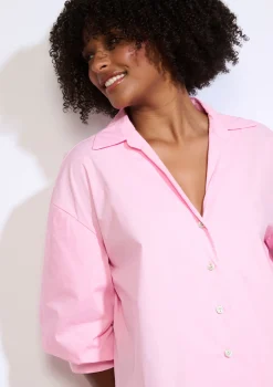 LolaLiza Oversized Overhemdjurk- Jurken