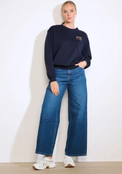 LolaLiza Oversized sweatshirt met borduursel- Sweats