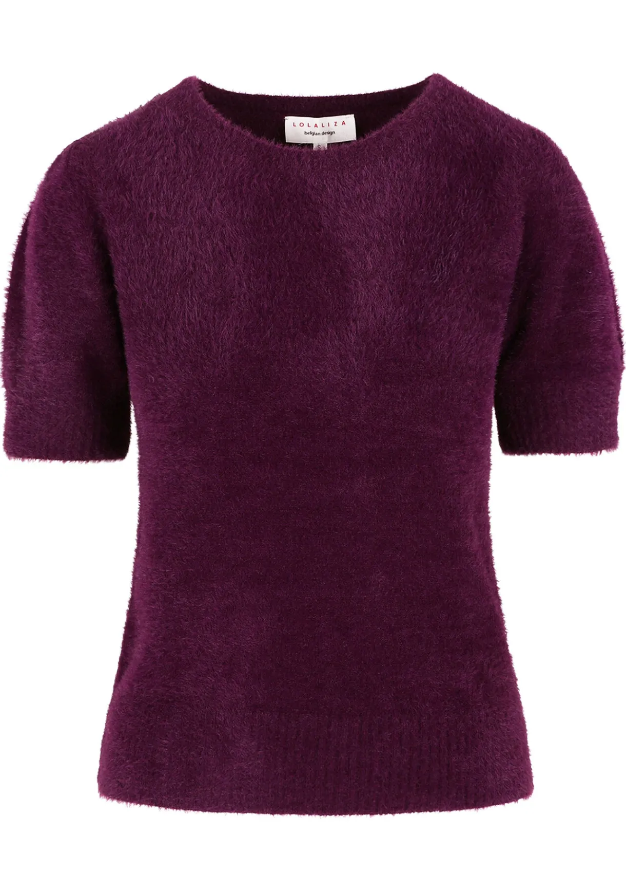 LolaLiza Pluizige trui korte mouwen- Truien En Cardigans