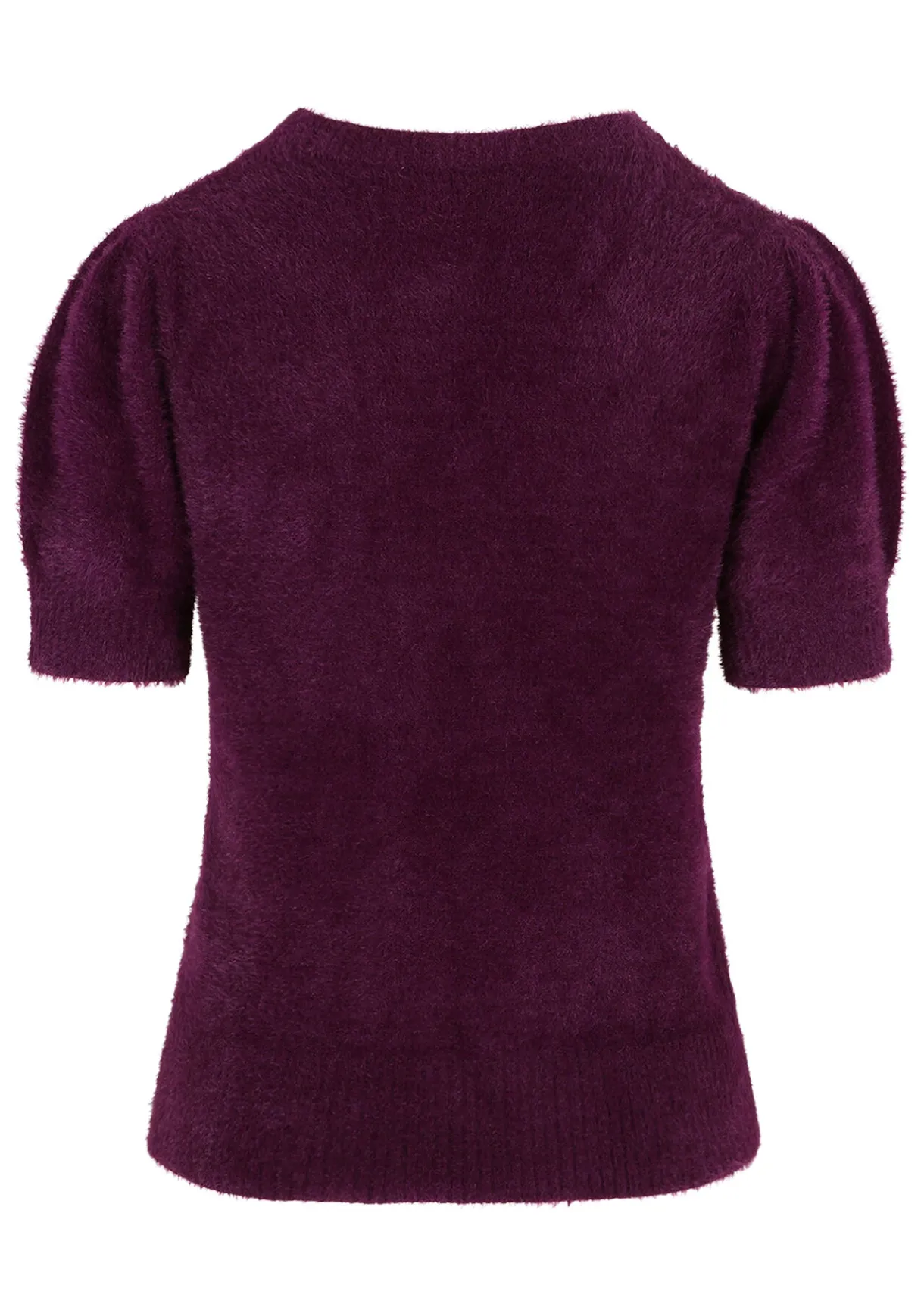 LolaLiza Pluizige trui korte mouwen- Truien En Cardigans