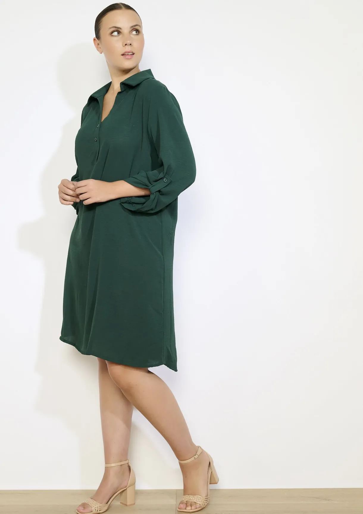 LolaLiza Polojurk met knopen- Jurken