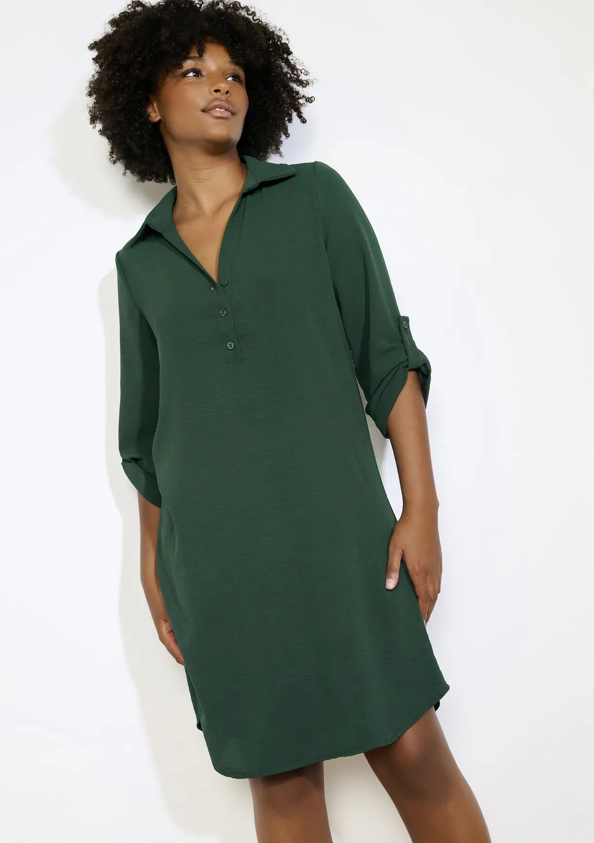 LolaLiza Polojurk met knopen- Jurken