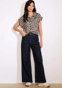 LolaLiza Polo-t-shirt met luipaardprint- Tops En T-Shirts