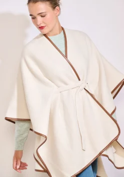 LolaLiza Poncho met ceintuur- Accessoires|Mantels En Jassen