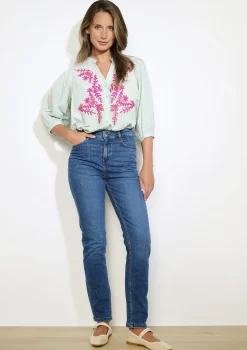 LolaLiza Rechte jeans met hoge taille- Jeans