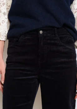 LolaLiza Rechte ribfluwelen broek- Broeken