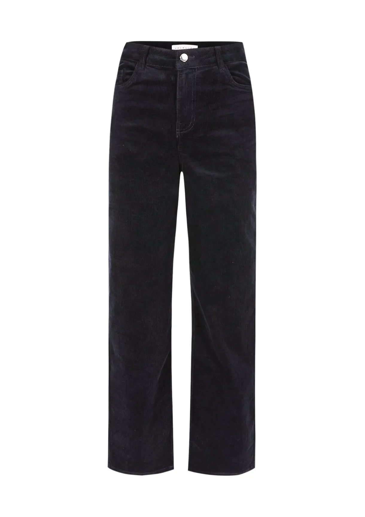 LolaLiza Rechte ribfluwelen broek- Broeken