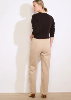 LolaLiza Rechte ribfluwelen broek- Broeken