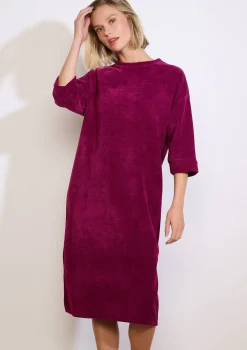 LolaLiza Ribfluwelen midi-jurk- Jurken