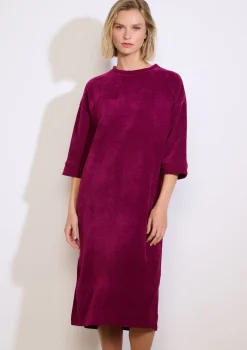 LolaLiza Ribfluwelen midi-jurk- Jurken