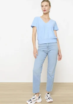 LolaLiza Romantische broderie t-shirt- Tops En T-Shirts