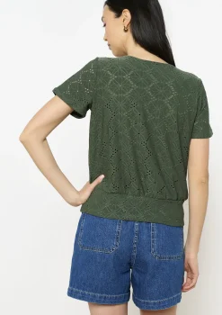 LolaLiza Romantische broderie t-shirt- Tops En T-Shirts