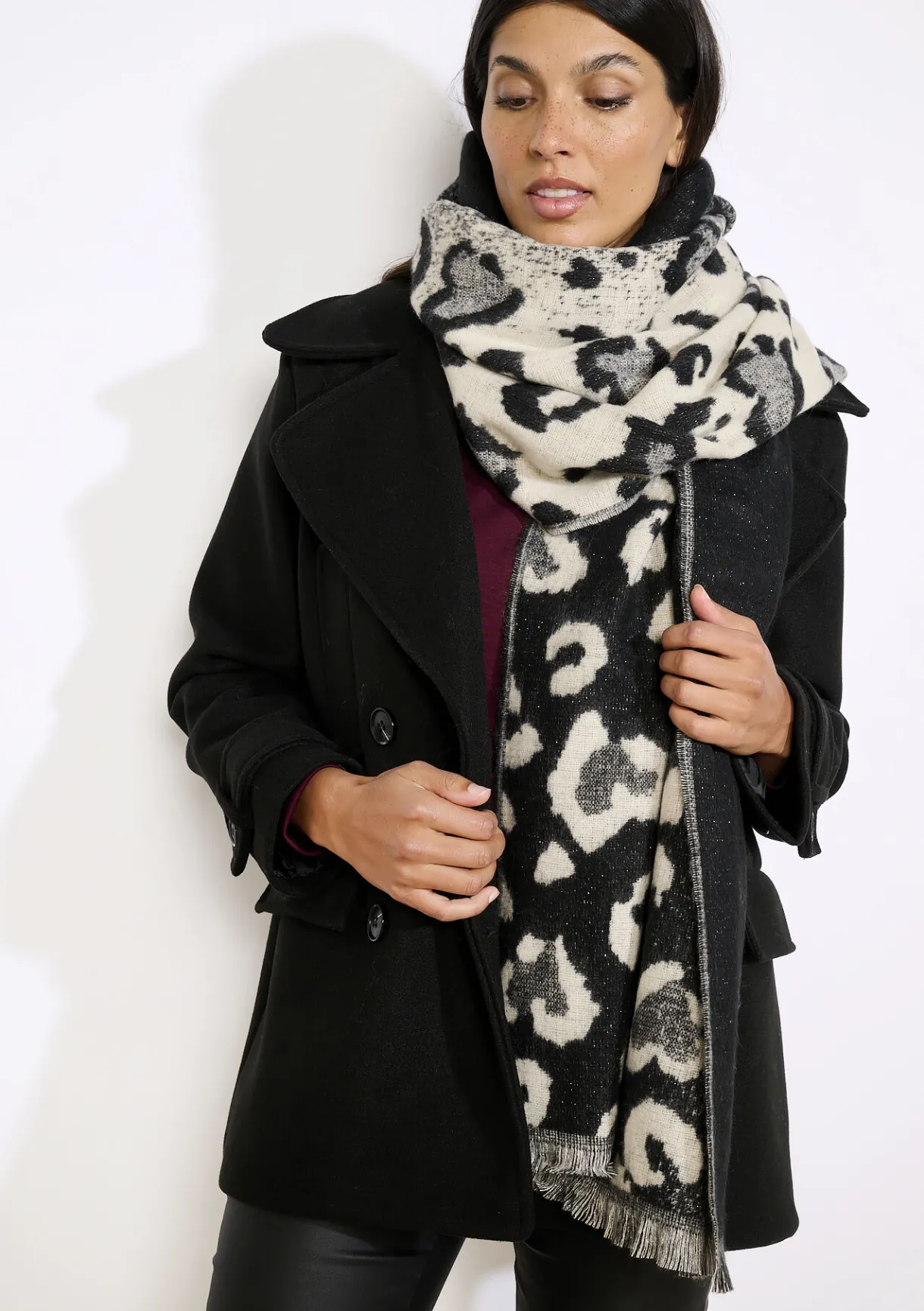 LolaLiza Sjaal met luipaardmotief- Accessoires