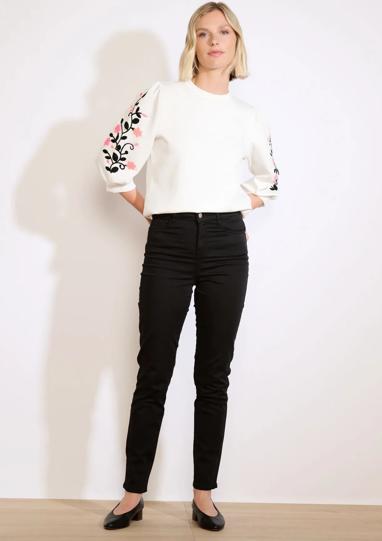 LolaLiza Slim fit broek met hoge taille- Broeken