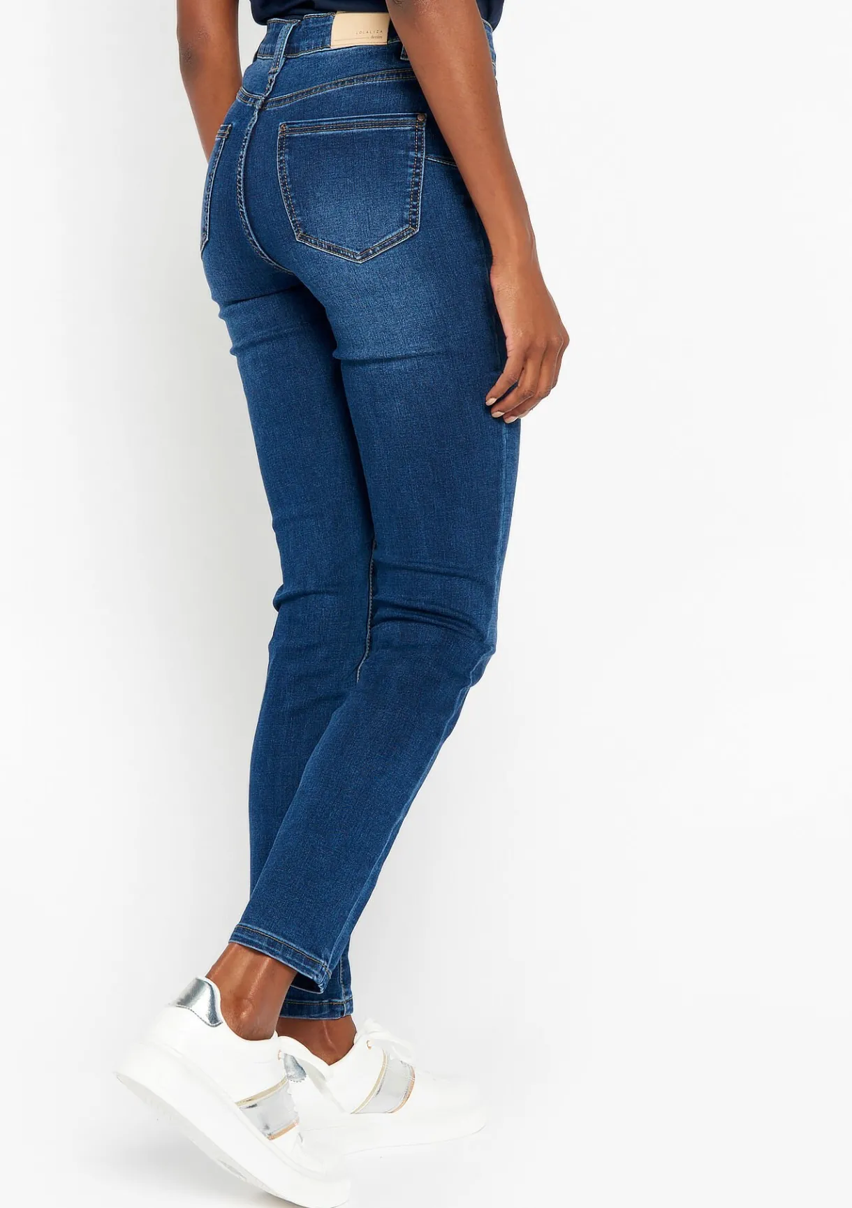 LolaLiza Slim jeans met hoge taille- Jeans