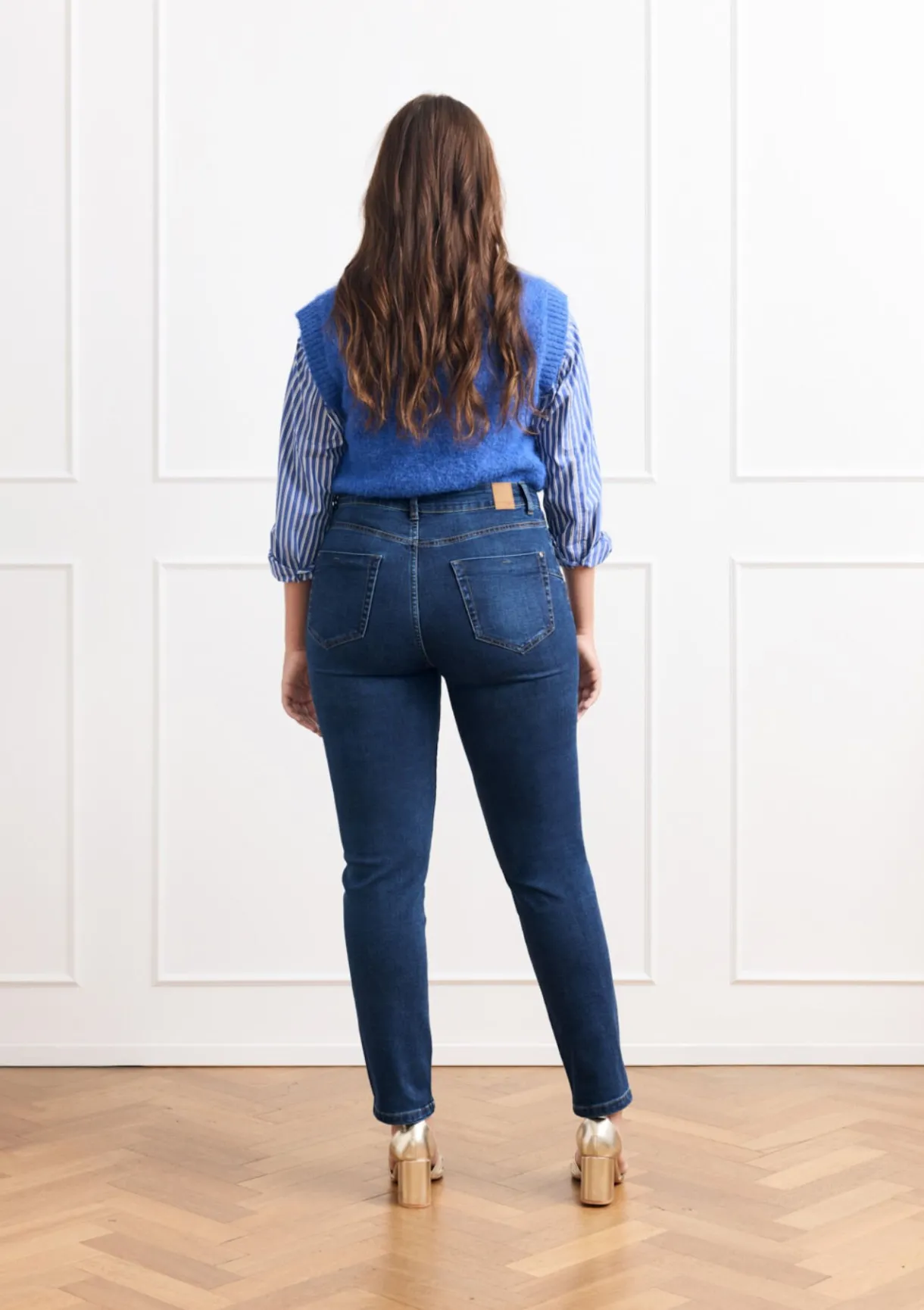 LolaLiza Slim jeans met hoge taille- Jeans