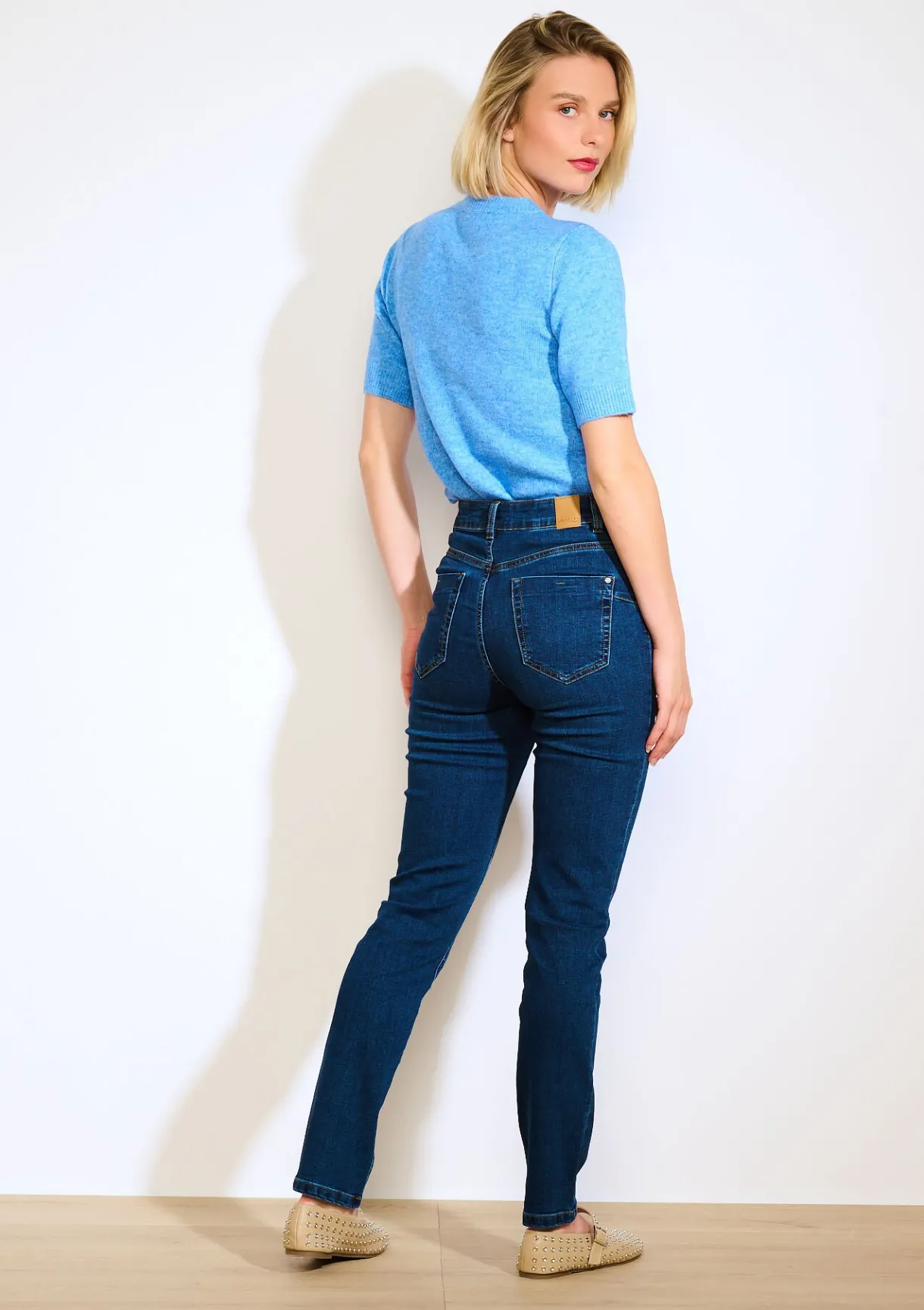 LolaLiza Slim jeans met hoge taille- Jeans
