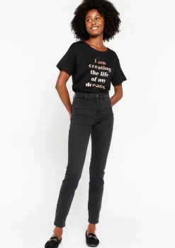 LolaLiza Slim jeans met hoge taille- Jeans