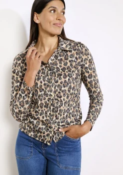 LolaLiza Soepele blouse met print- Tops En T-Shirts