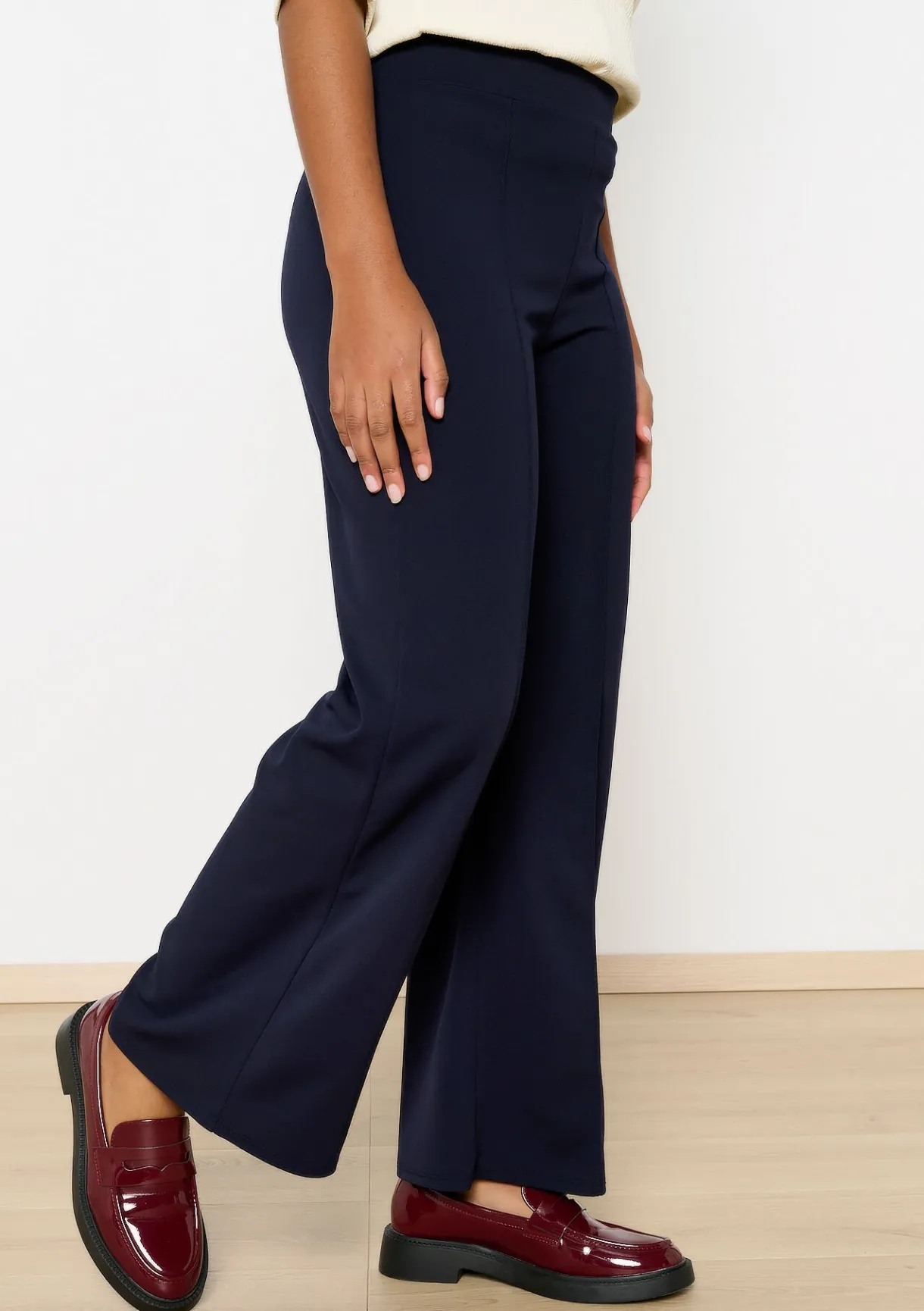 LolaLiza Soepele hoge taille broek- Broeken