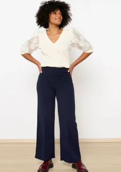 LolaLiza Soepele hoge taille broek- Broeken