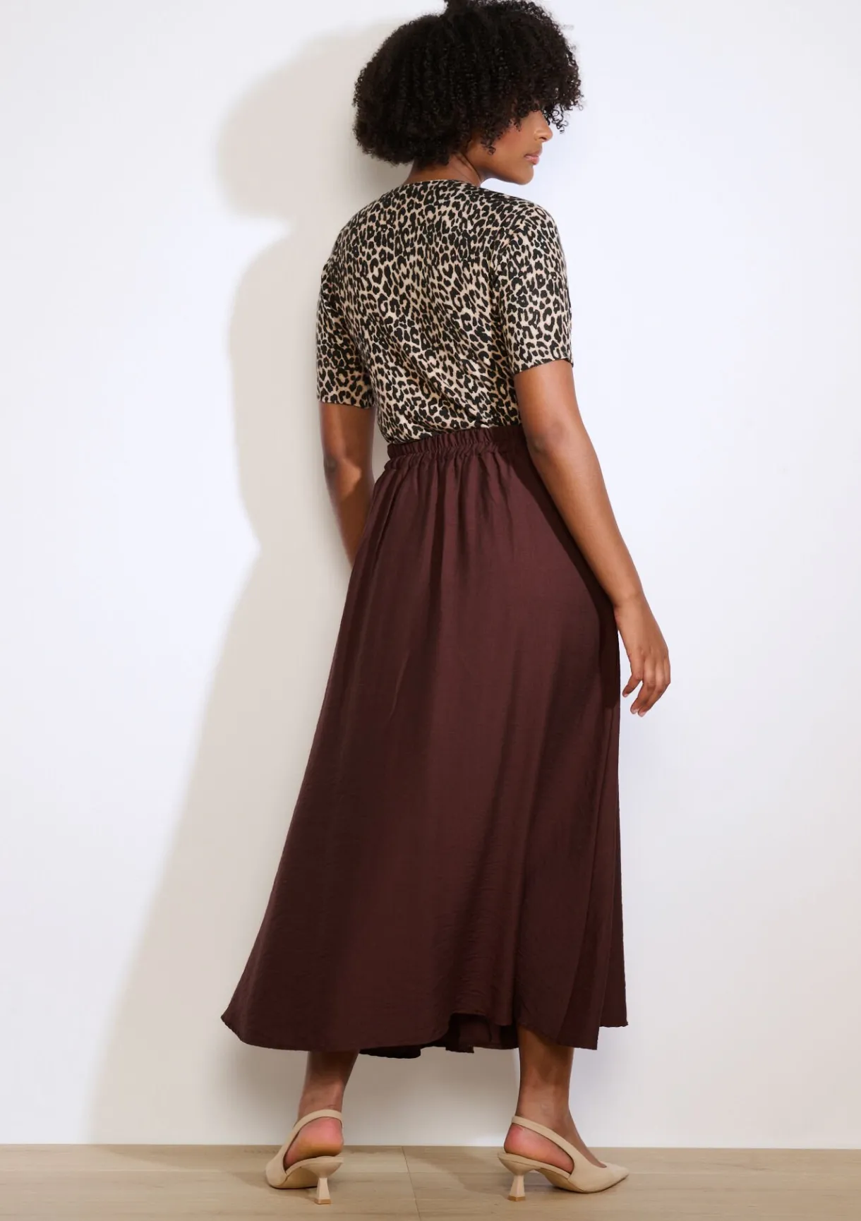 LolaLiza Soepele midirok met knopen- Rokken