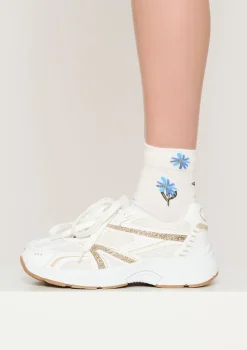 LolaLiza Sokken met bloemenmotief- Accessoires