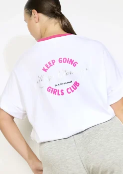 LolaLiza Sportief katoenen shirt- Tops En T-Shirts|Loungewear