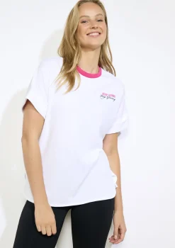 LolaLiza Sportief katoenen shirt- Tops En T-Shirts|Loungewear