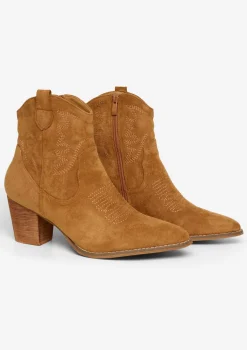 LolaLiza Suède western enkellaarsjes- Schoenen