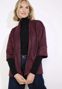 LolaLiza Suèdine blazer met zakken- Vesten En Blazers