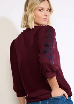 LolaLiza Sweater met borduursel en pailletten- Sweats