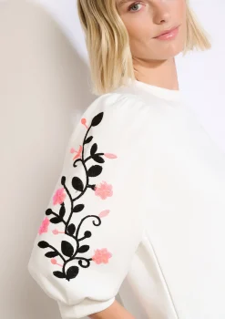 LolaLiza Sweater met borduursel en pailletten- Sweats