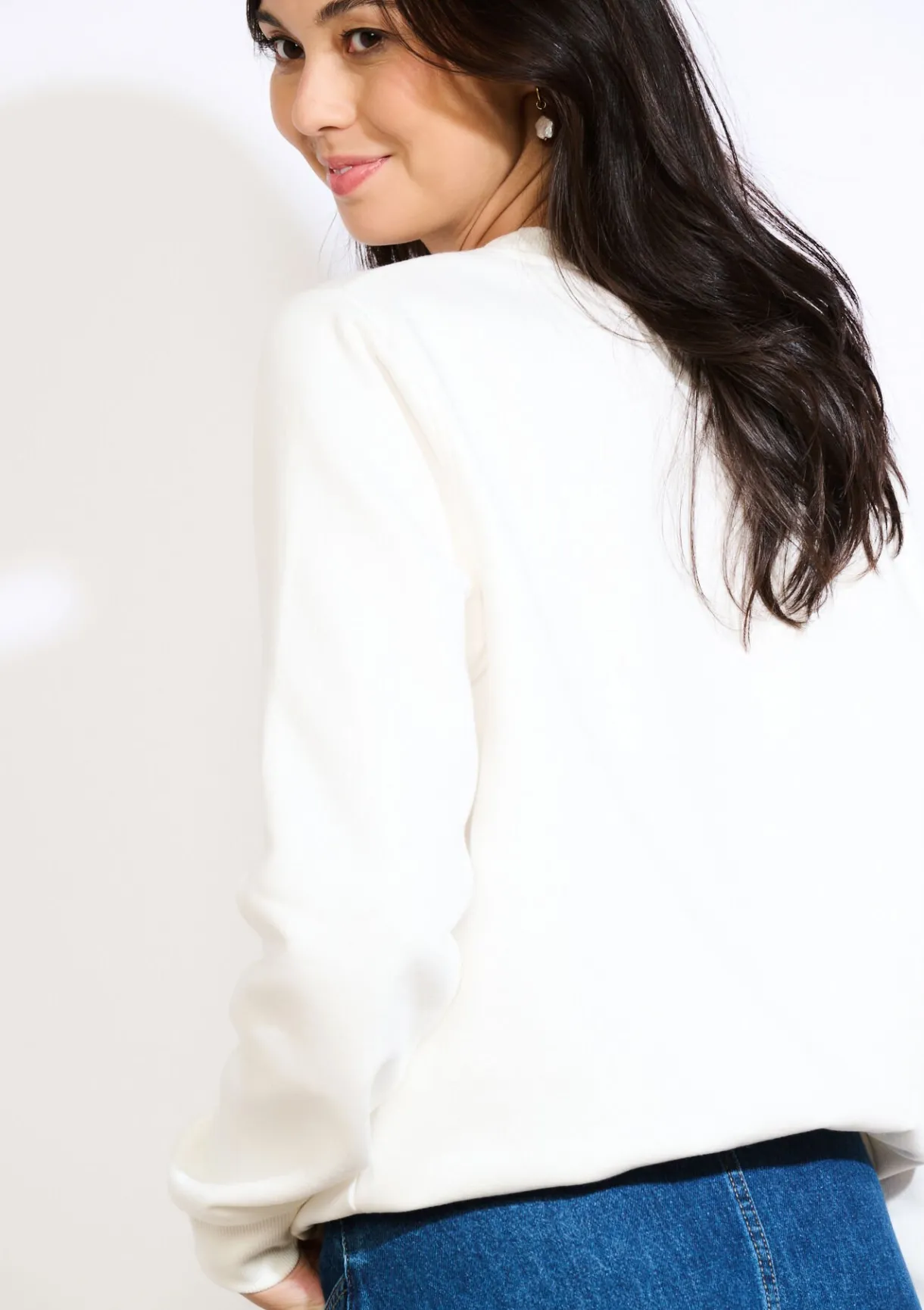 LolaLiza Sweater met positieve tekst- Sweats