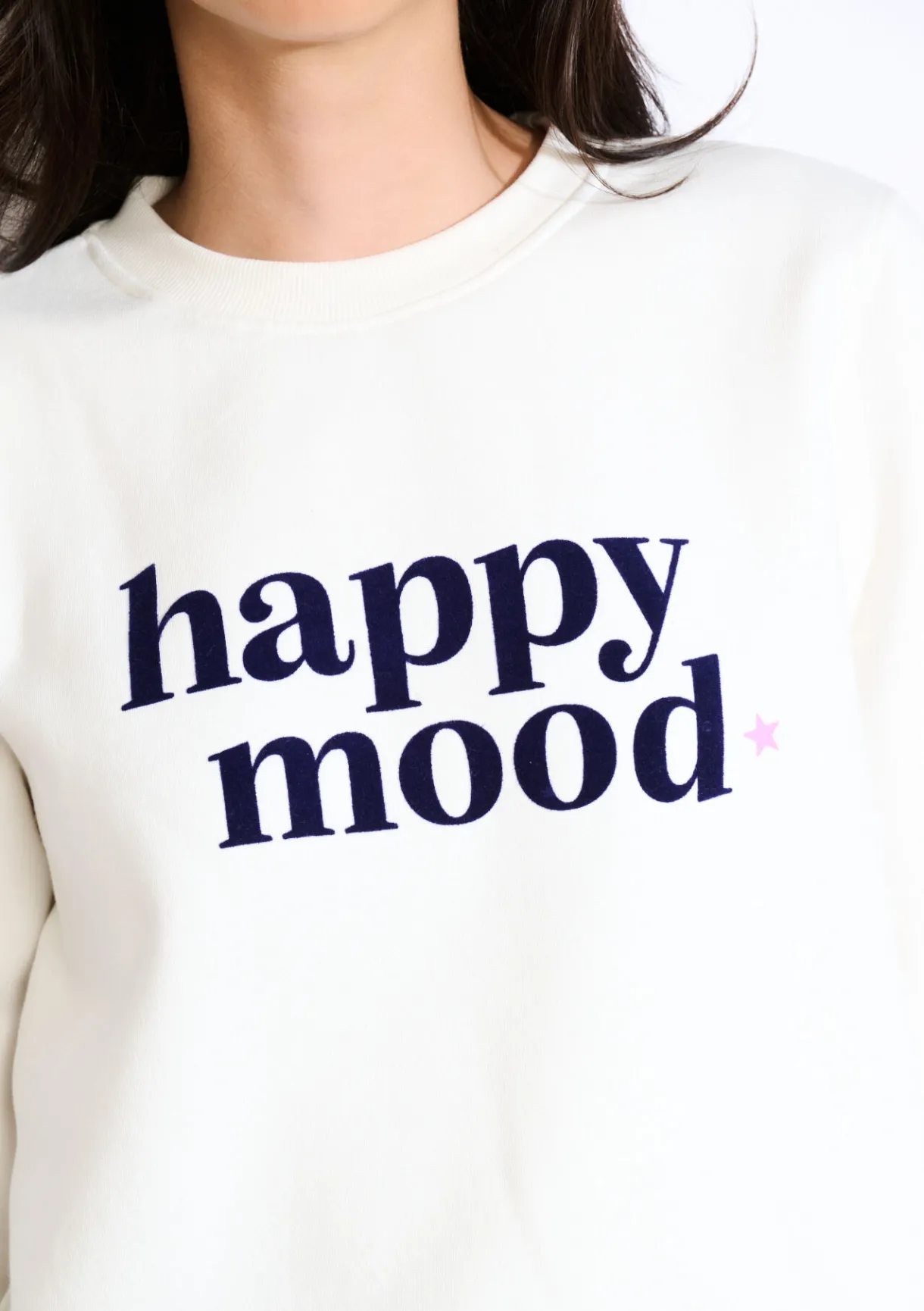 LolaLiza Sweater met positieve tekst- Sweats