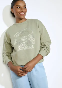 LolaLiza Sweater met tekst- Sweats