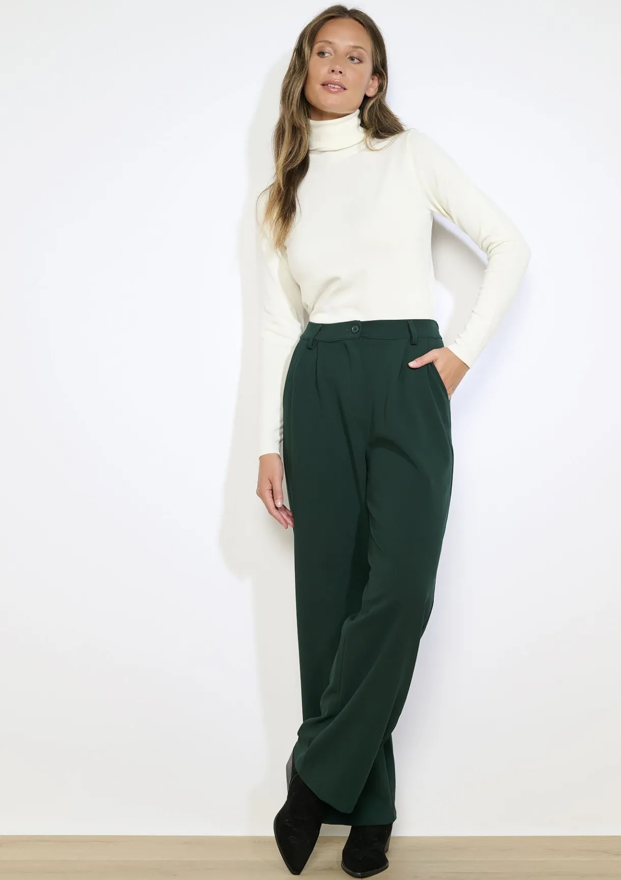 LolaLiza Tailored twill broek- Broeken