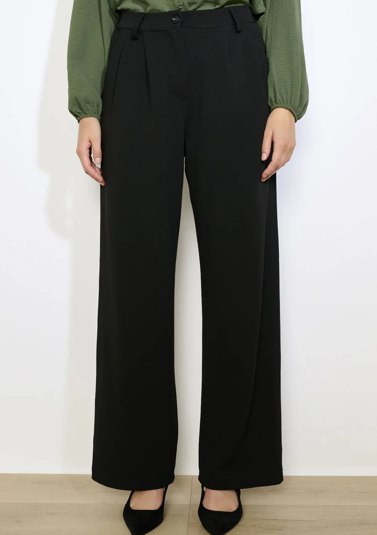 LolaLiza Tailored twill broek- Broeken