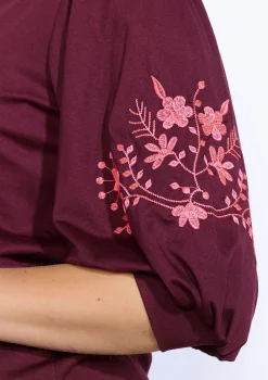 LolaLiza Top met borduursels op de mouwen- Tops En T-Shirts