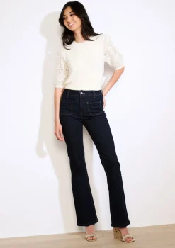 LolaLiza Top met kanten mouwen- Truien En Cardigans