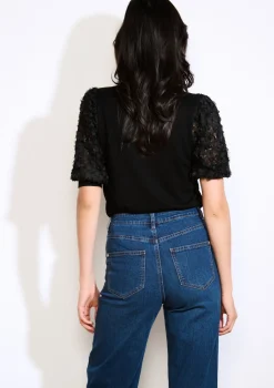 LolaLiza Top met kanten mouwen- Truien En Cardigans