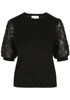 LolaLiza Top met kanten mouwen- Truien En Cardigans