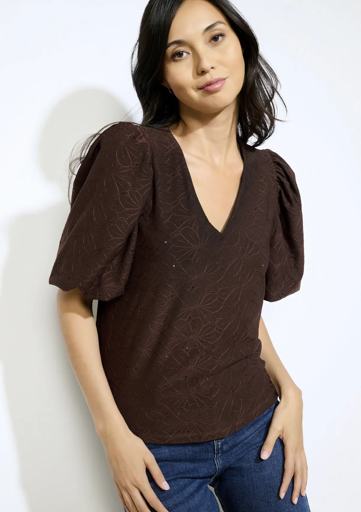 LolaLiza Top met pofmouwen- Tops En T-Shirts